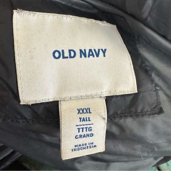 Old Navy Narrow Channel Black Jack Packable Vest Size XXXL Tall - Picture 7 of 10